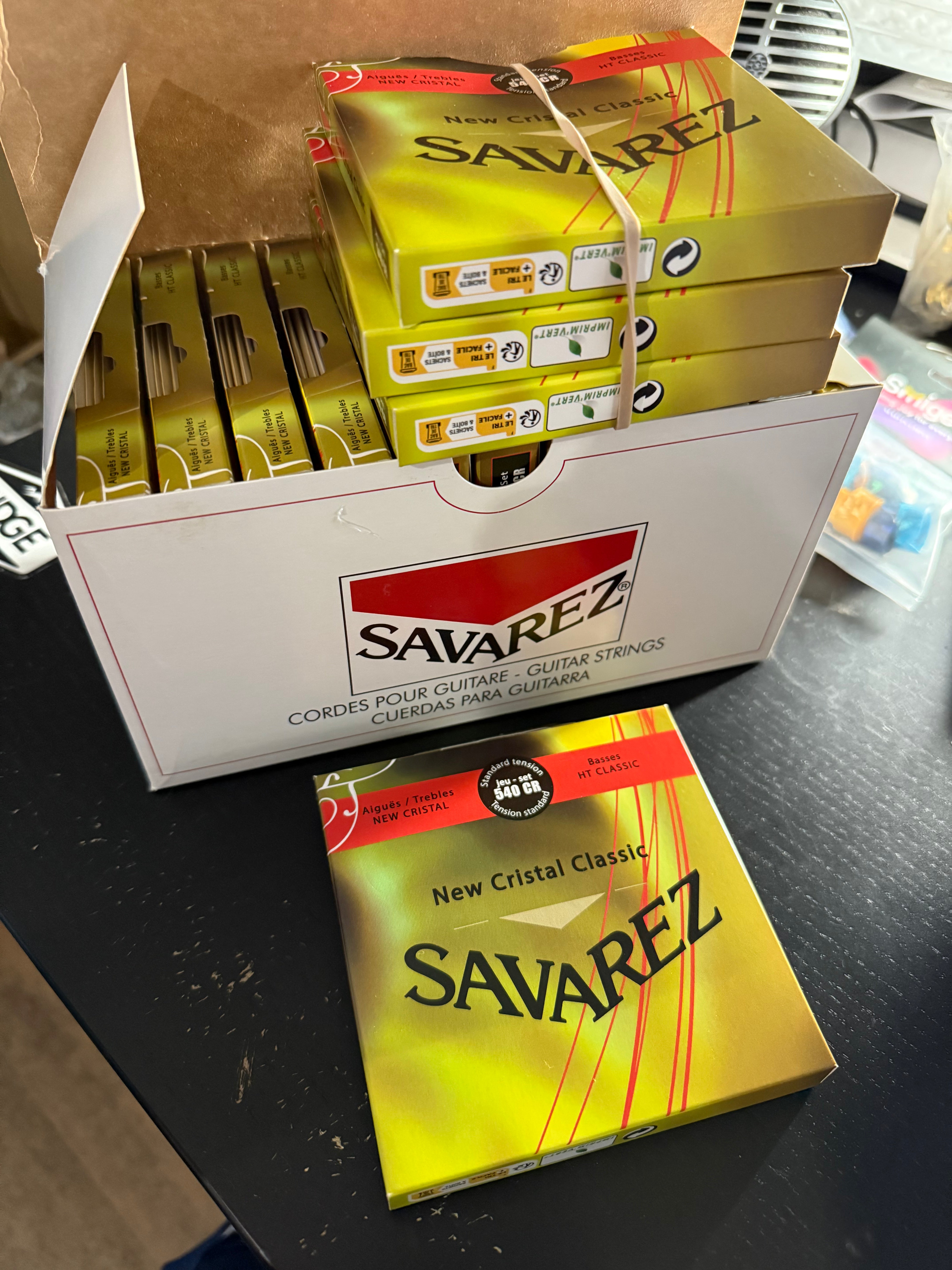 Savarez New Cristal Classical Guitar Strings 540CR Normal Tension