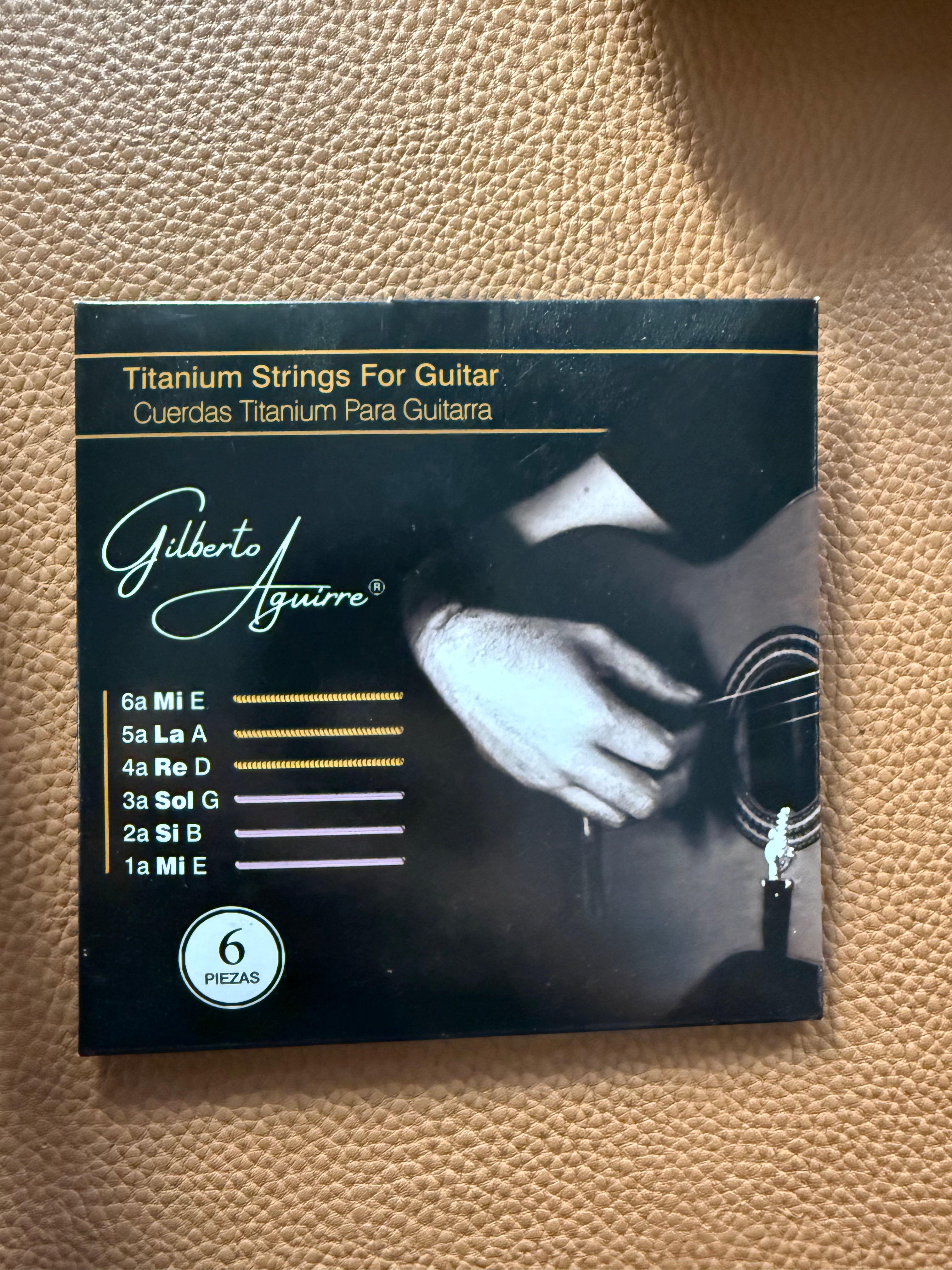 Gilbero Aguirre Titanium Strings For Guitar